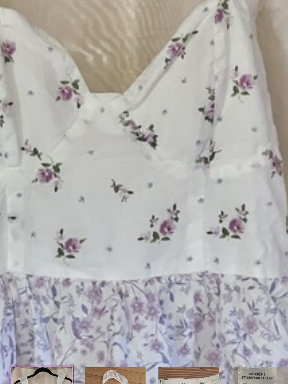 Altar'd State Pastel Floral Tiered Maxi Dress - Picture 5 of 8